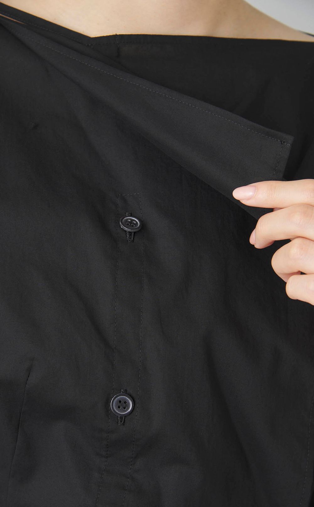 コットンドレープブラウス