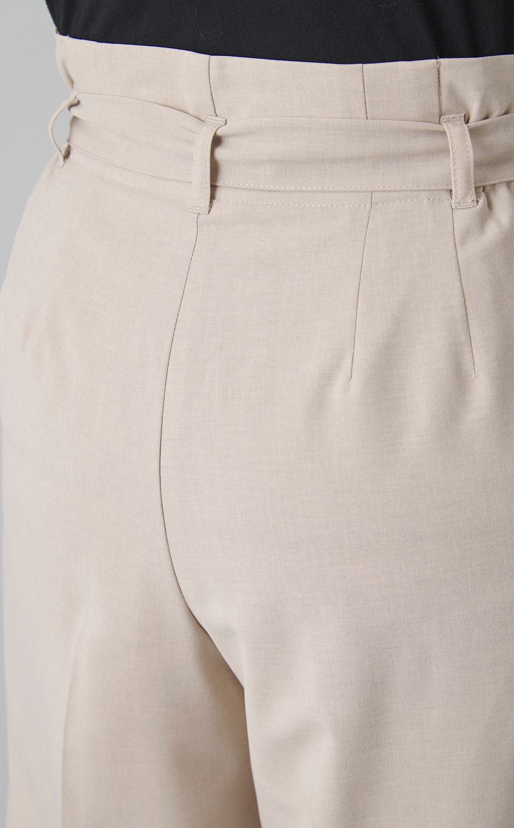 サマーウールハイウェストパンツ