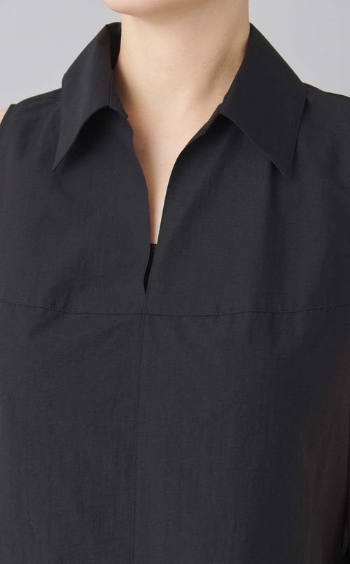 ノースリーブスキッパーボリュームシャツ