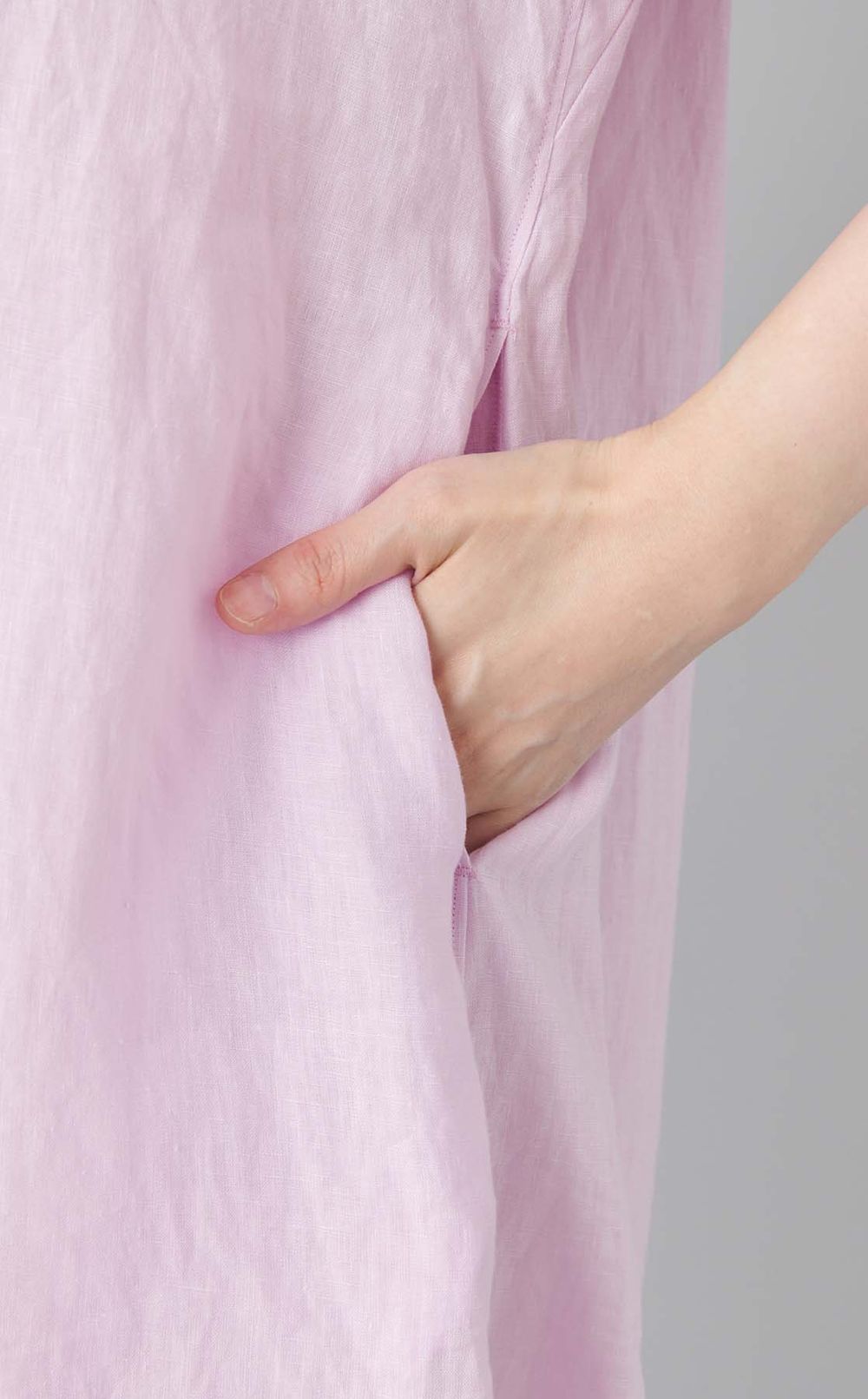 リネンツイストスリーブワンピース