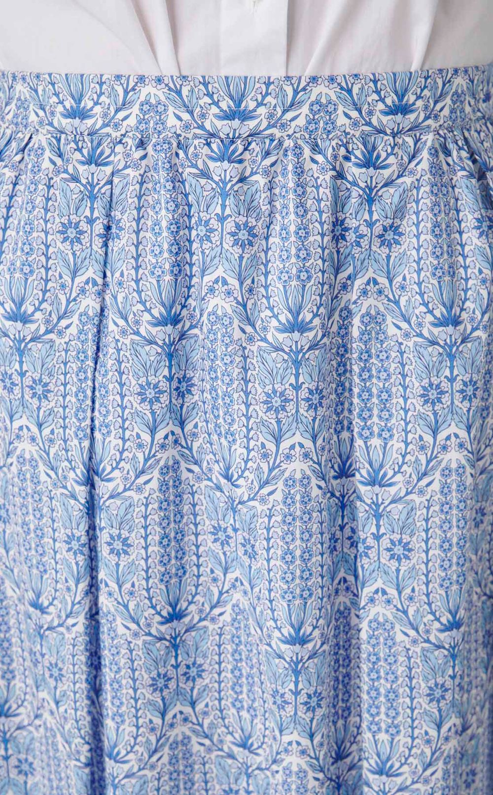 リバティコットンフレアスカート