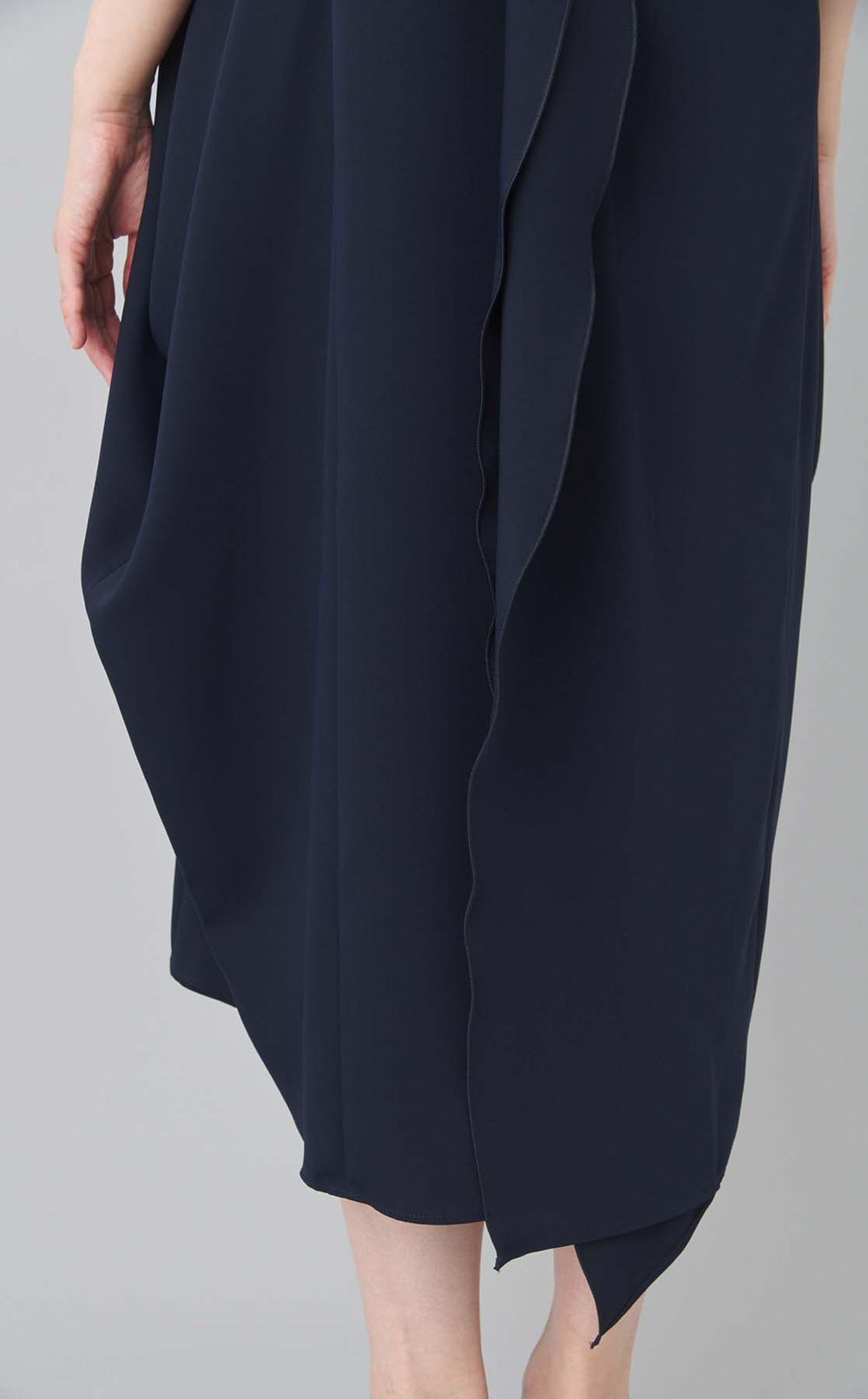 ジョーゼットドレープワンピース