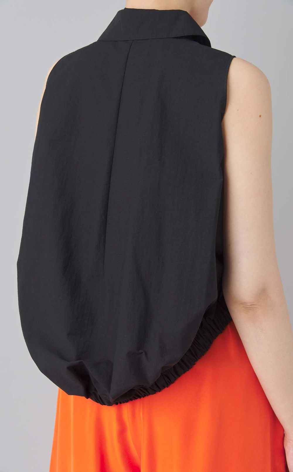 ノースリーブスキッパーボリュームシャツ