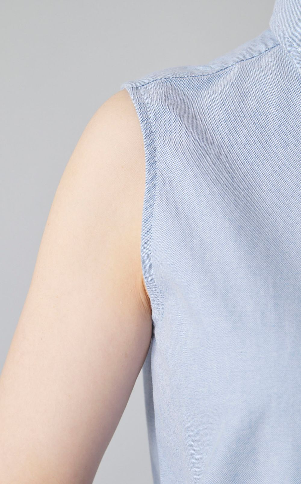 オックスノースリーブシャツ