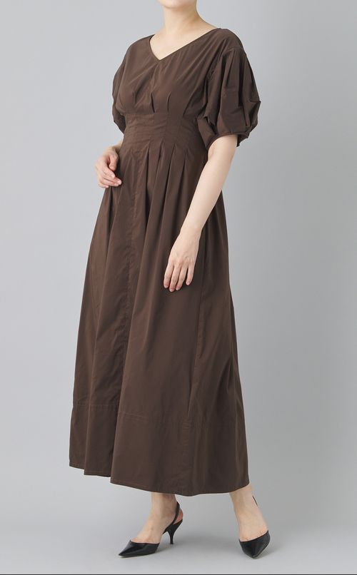 タイプライターウエストタックワンピース