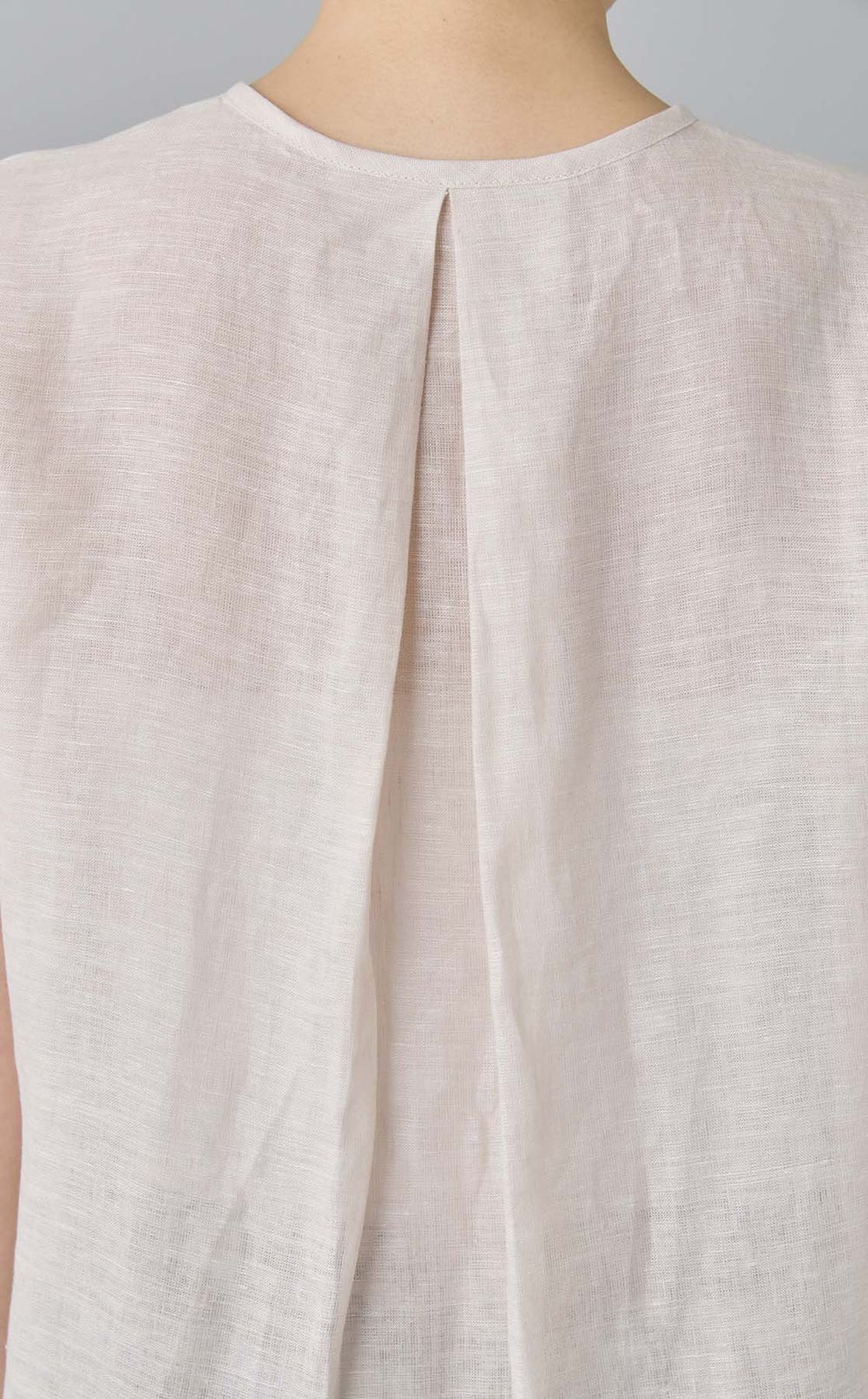 サイドボタンアップブラウス