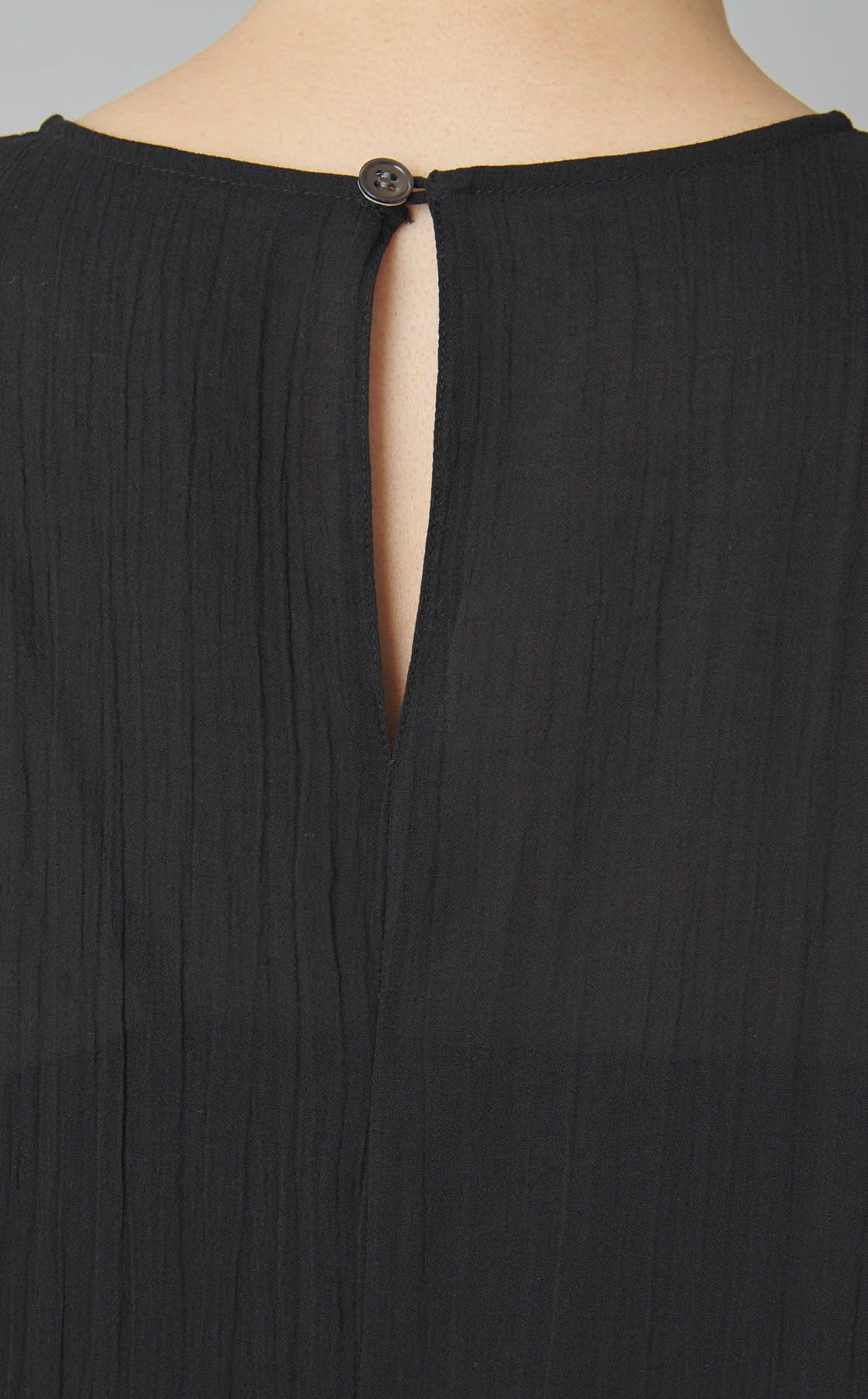 Theory luxe｜《手洗い可》ティアードノースリーブワンピース