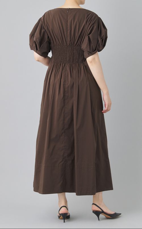 タイプライターウエストタックワンピース