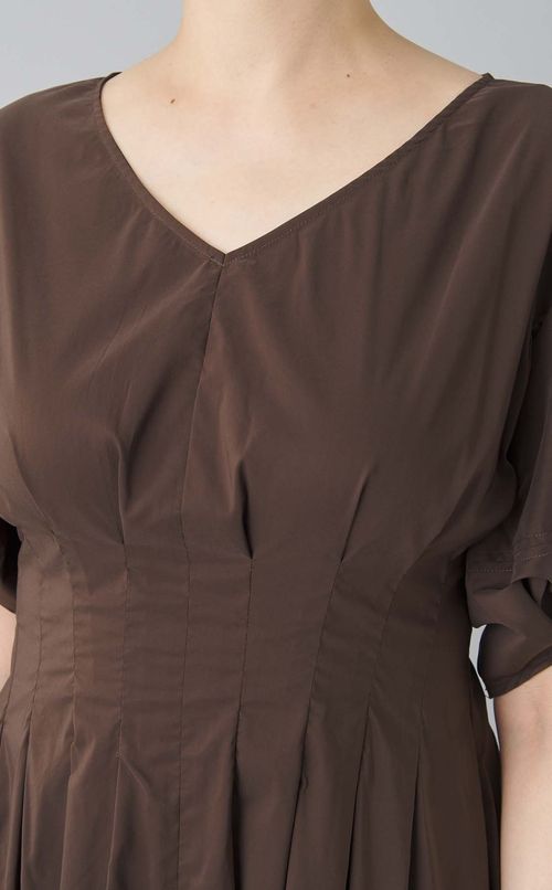 タイプライターウエストタックワンピース