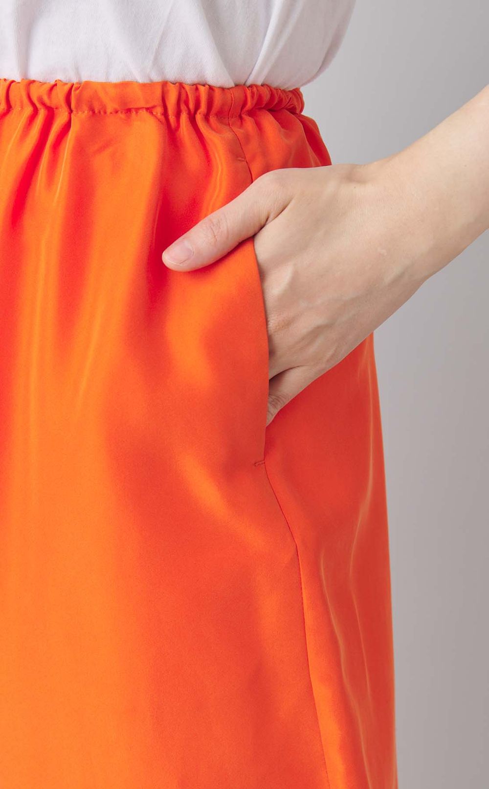 ハブタエシルクワイドパンツ