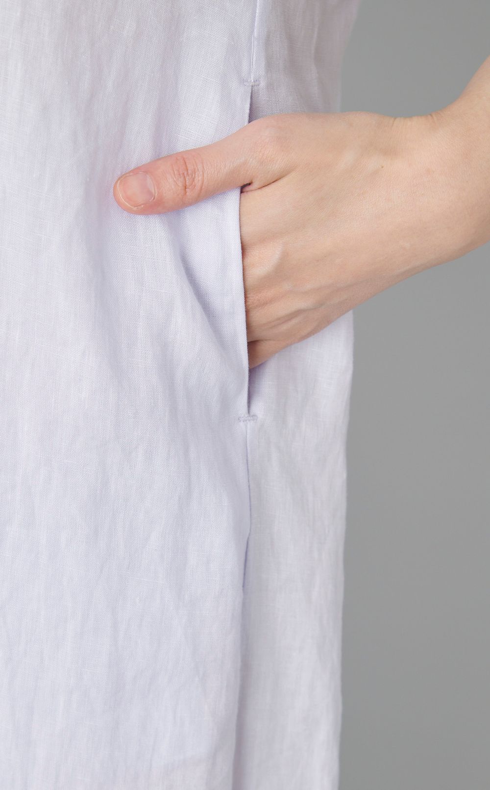 リネンバルーンスリーブワンピース