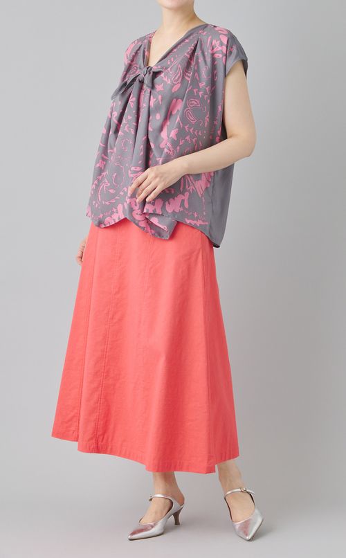 マニプリスカーフブラウス