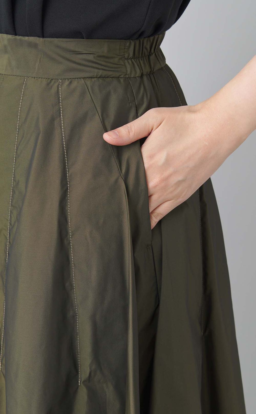 イレギュラーヘムボリュームスカート