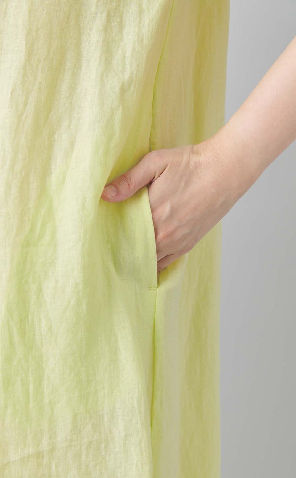 リネン2wayフレンチワンピース