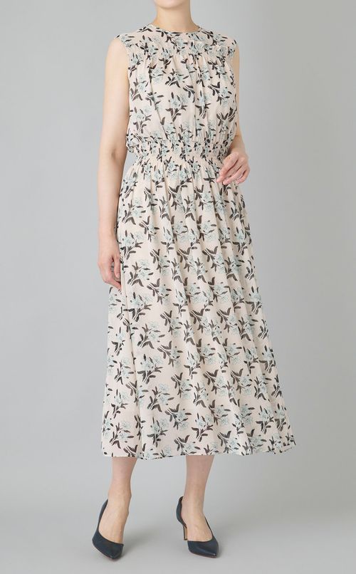 フラワーシフォンワンピース