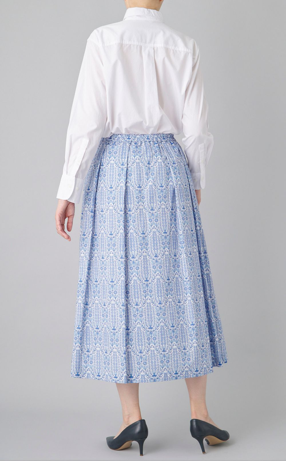 リバティコットンフレアスカート