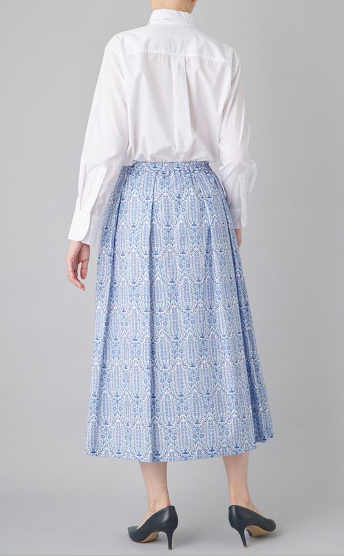 リバティコットンフレアスカート