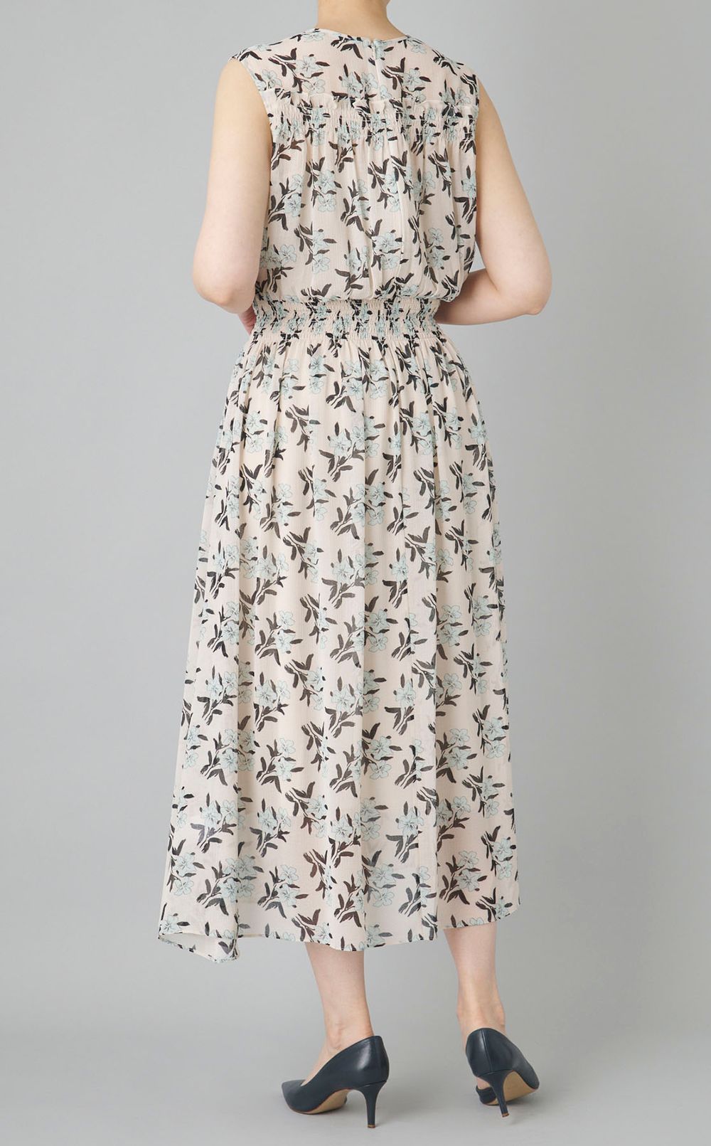 フラワーシフォンワンピース