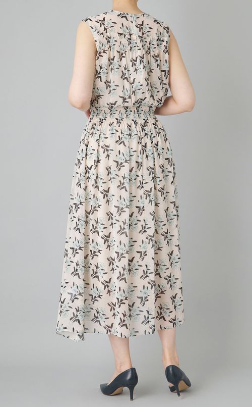 フラワーシフォンワンピース