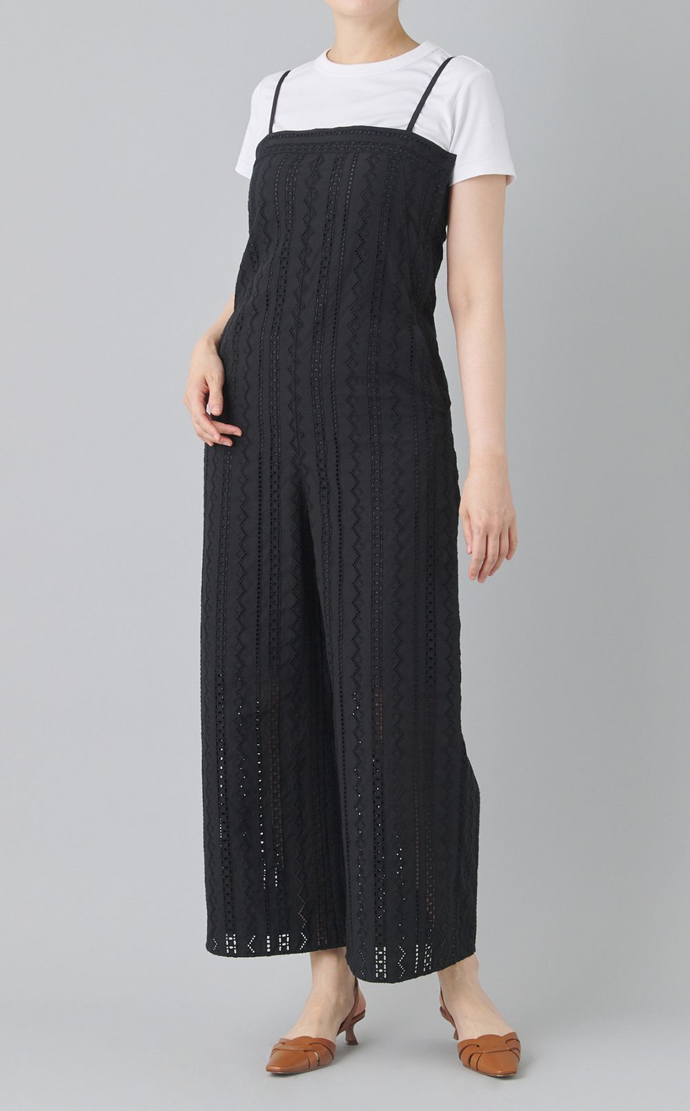 オーバーレースサロペット