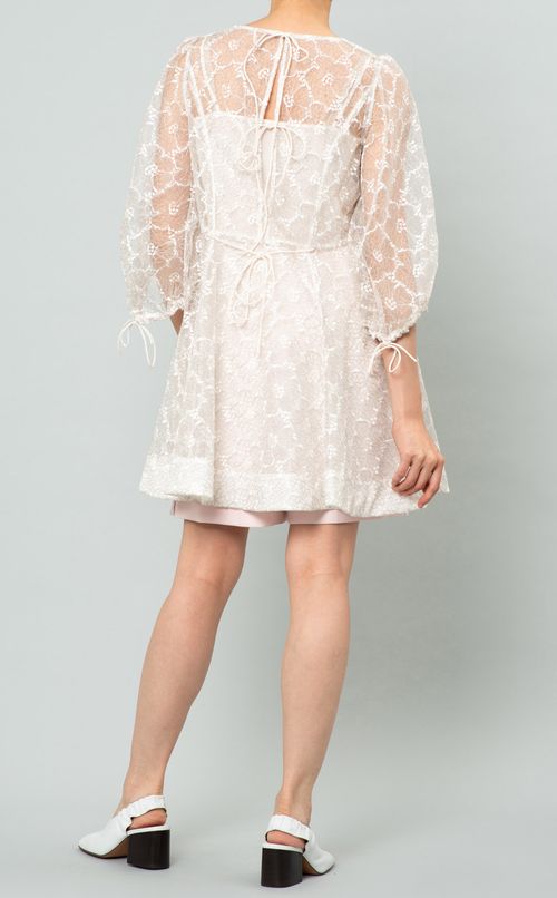 レースロングブラウス