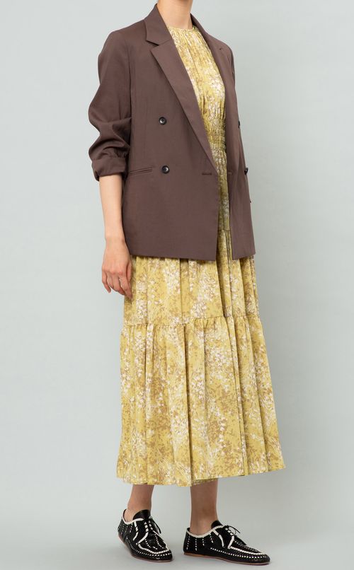 ブーケプリントワンピース