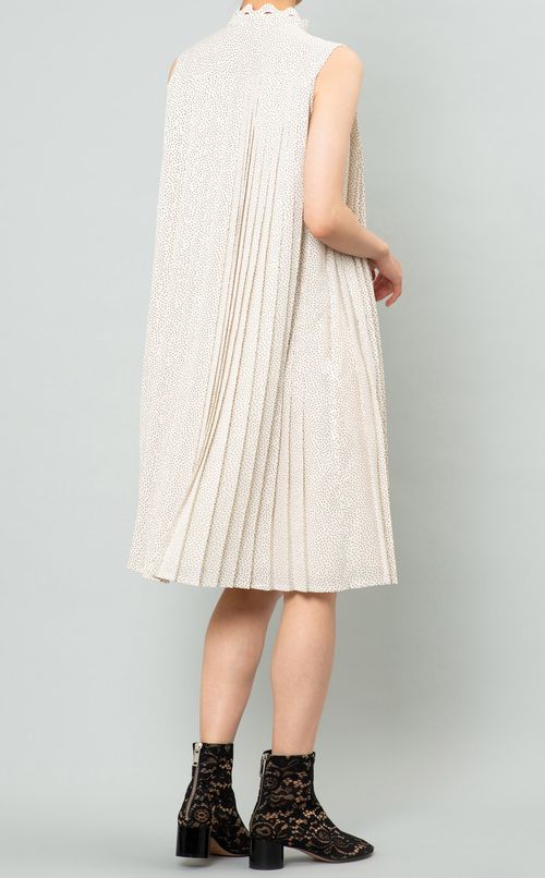 Aラインプリーツワンピース