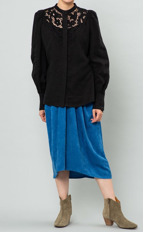 ドレープミディスカート