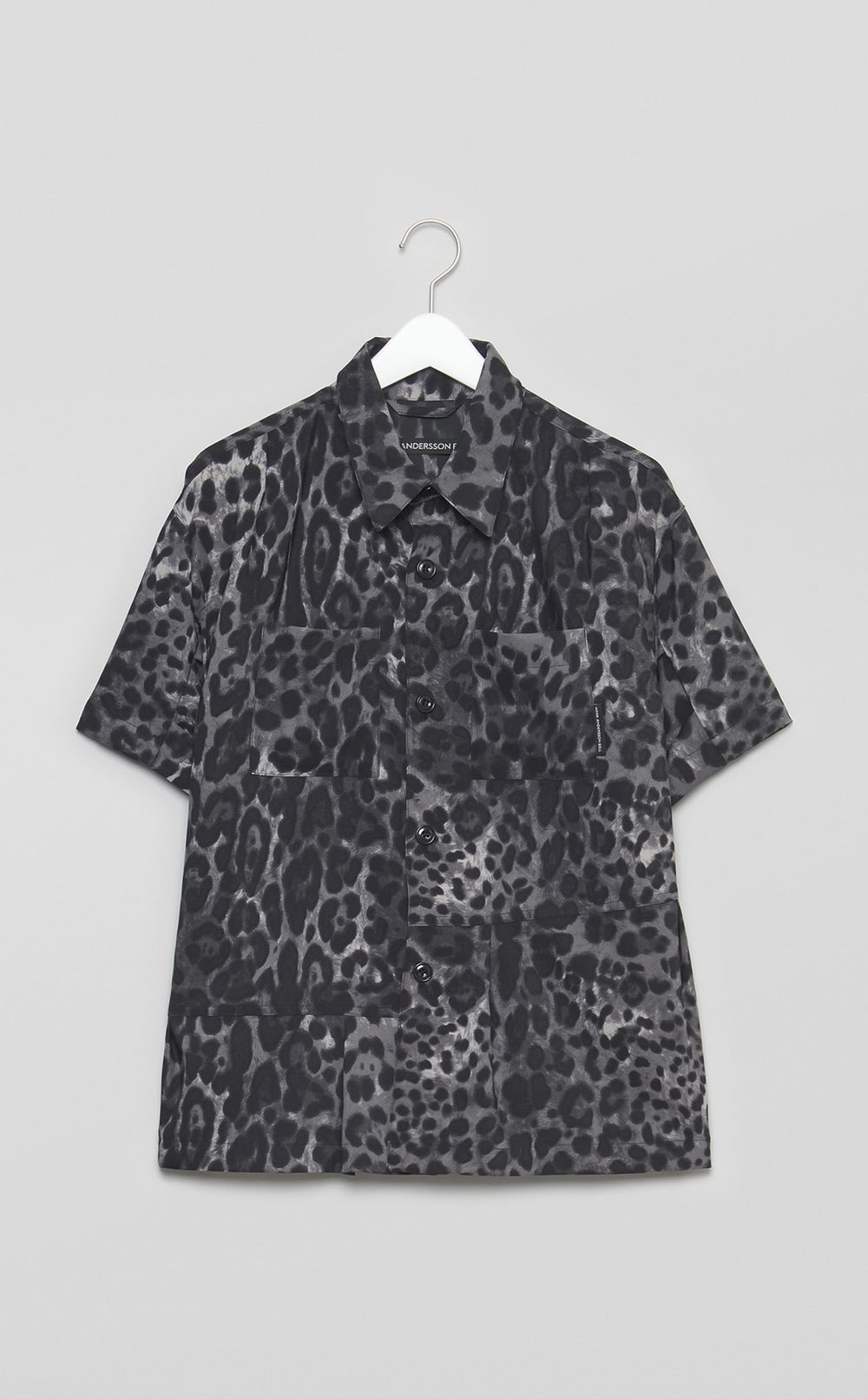 レオパードショートスリーブシャツ