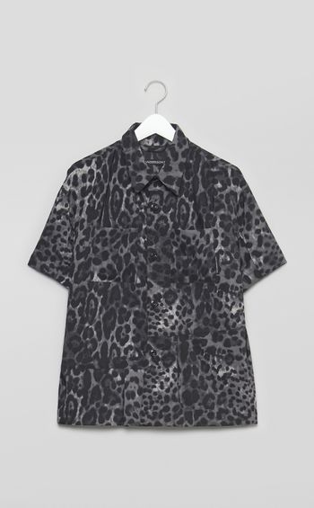 レオパードショートスリーブシャツ