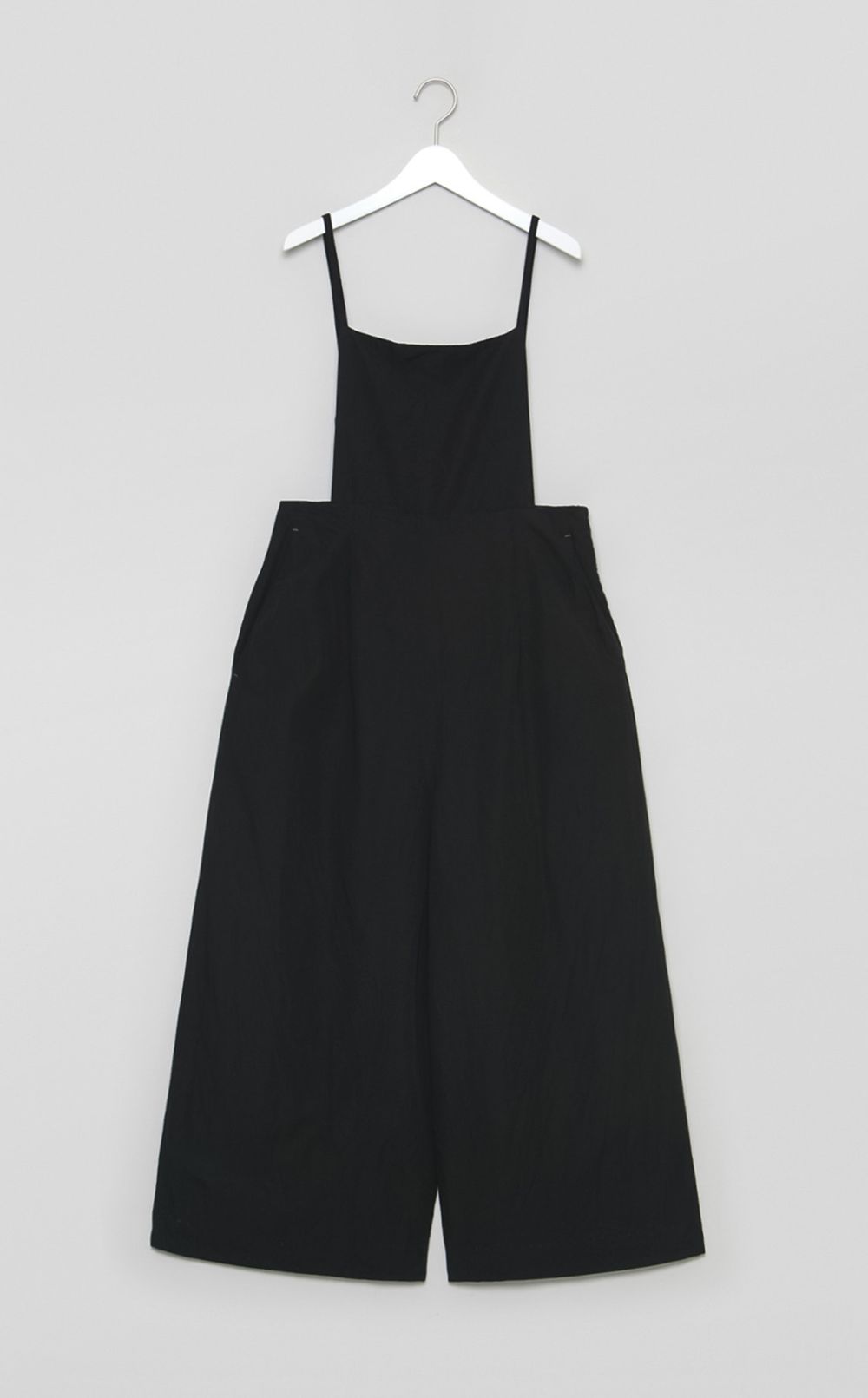 【reADdress】リネン混キャミソールワイドサロペット