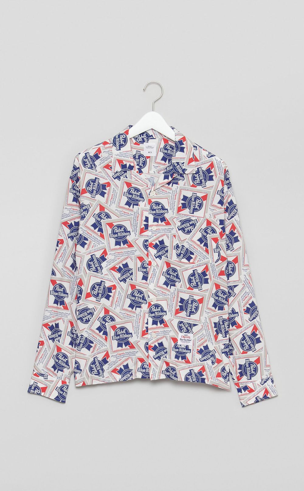 ロングスリーブオープンカラーシャツ