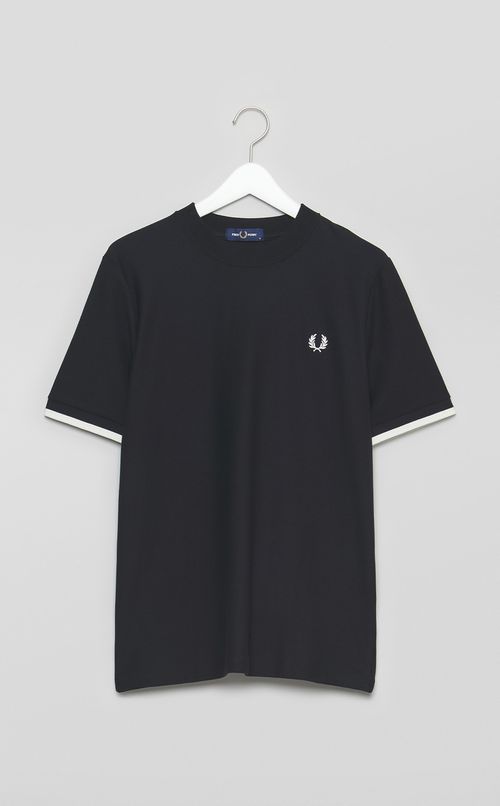 ピケクルーネックTシャツ