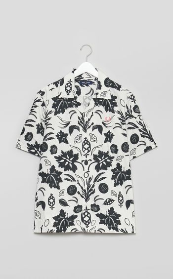 ボタニカル柄ショートスリーブシャツ