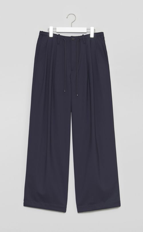 トリプルプリーテッドイージーパンツ