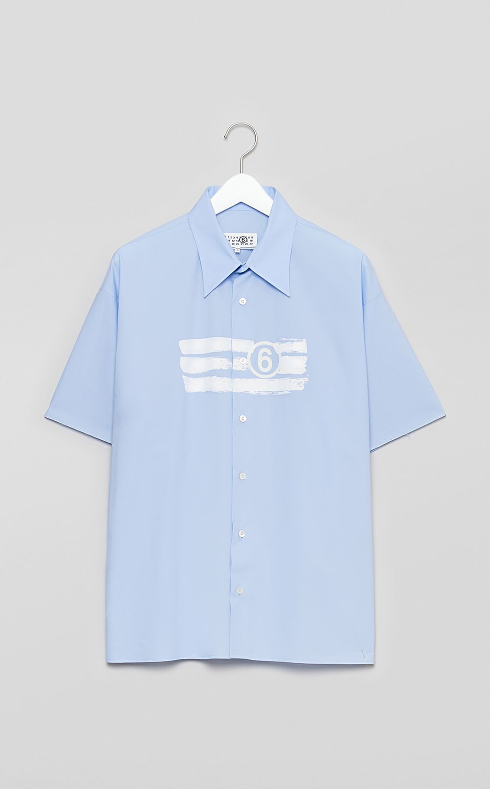 コットンプリントショートスリーブシャツ