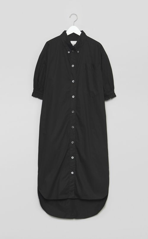 【reADdress】ラッフルスリーブミディ丈シャツワンピース