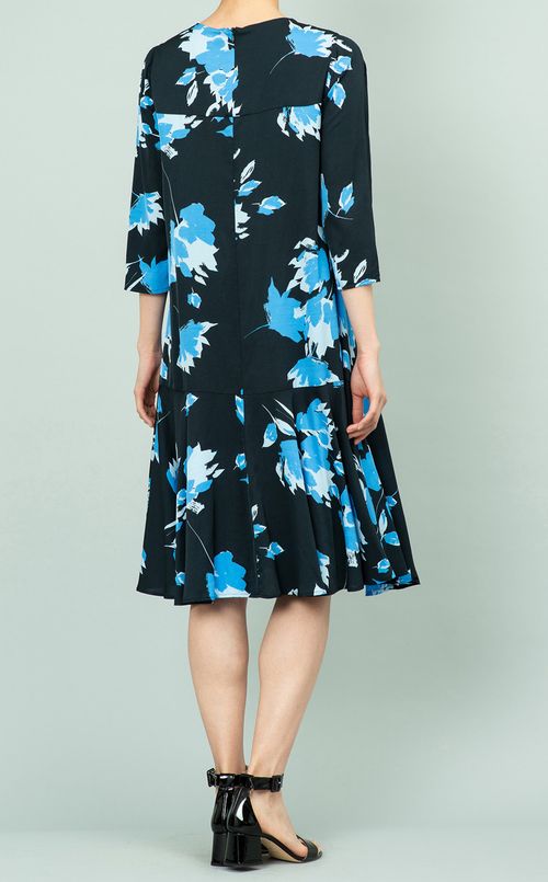 フラワープリントミニワンピース