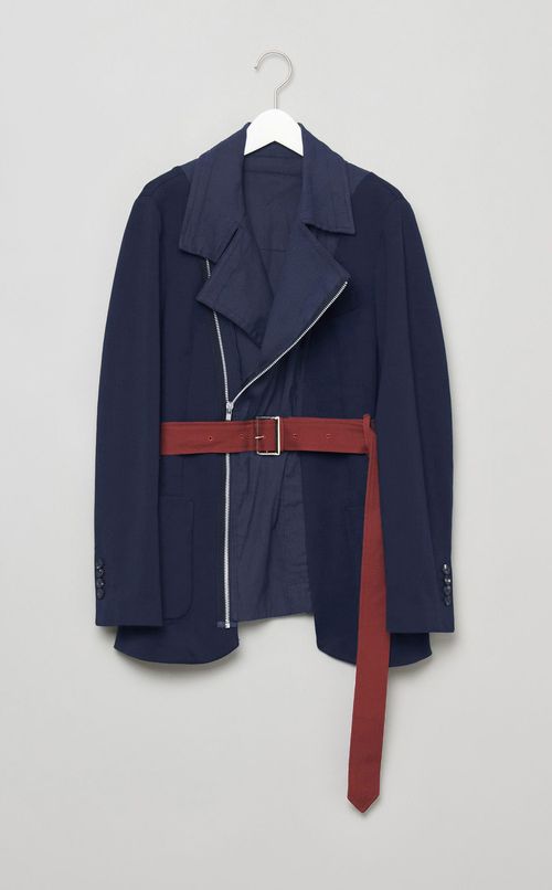 【roop】DOCKING ZIP BELTED WORK JACKET