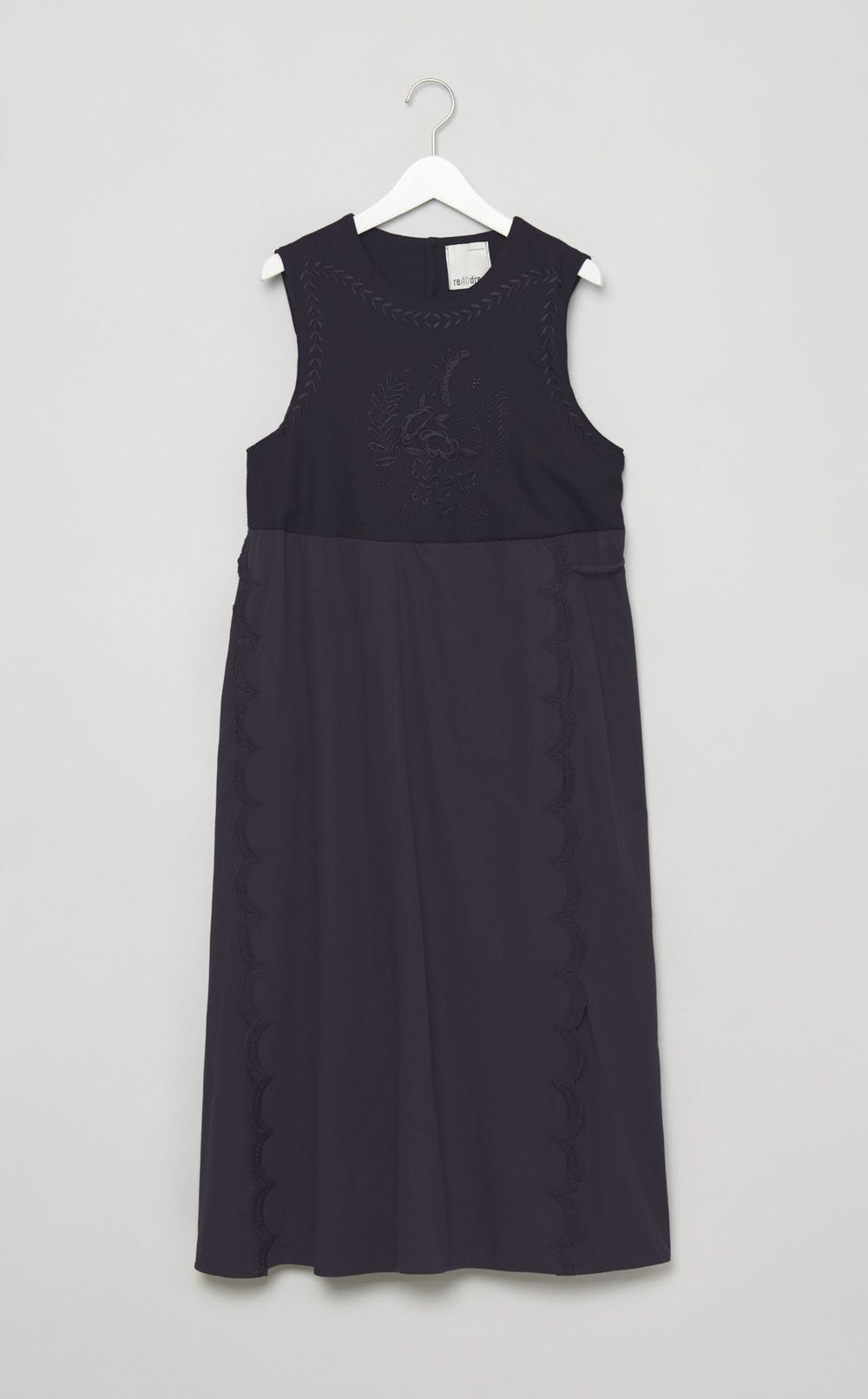 【roop】monotone layered dress