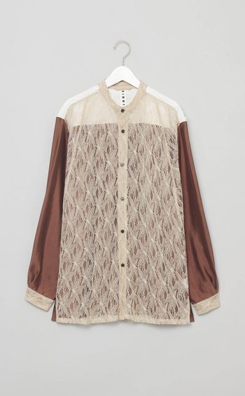 【reADdress】リメイクスタンドカラーシャツ