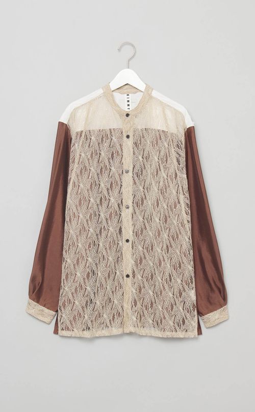 【reADdress】リメイクスタンドカラーシャツ