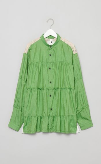 【reADdress】リメイクスタンドカラーシャツ