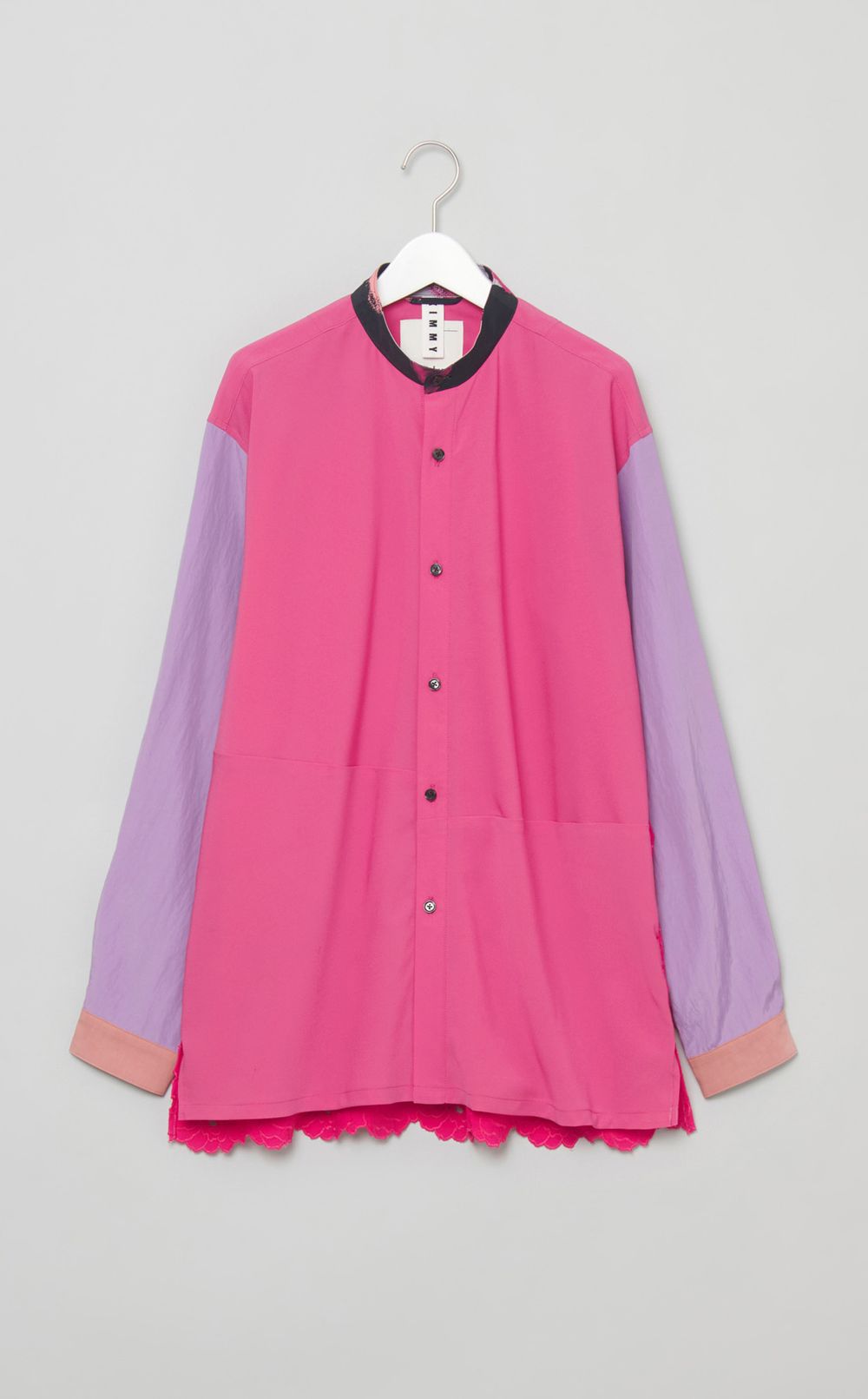 【reADdress】リメイクスタンドカラーシャツ