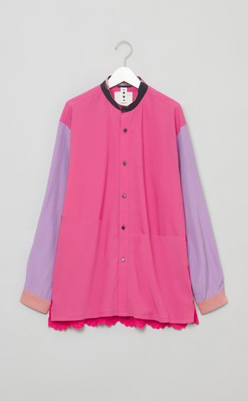 【reADdress】リメイクスタンドカラーシャツ