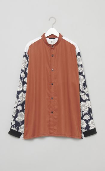 【reADdress】リメイクスタンドカラーシャツ