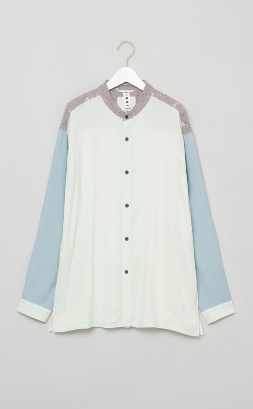 【reADdress】リメイクスタンドカラーシャツ