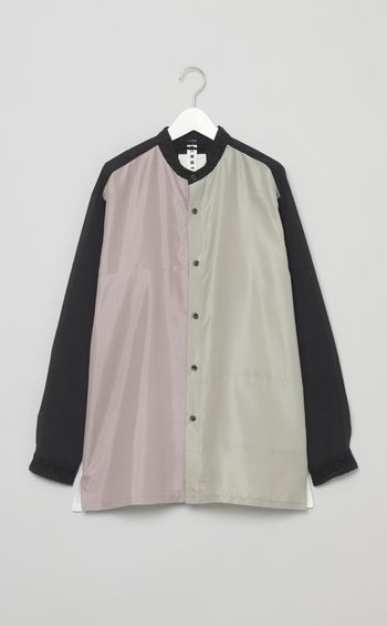 【reADdress】リメイクスタンドカラーシャツ