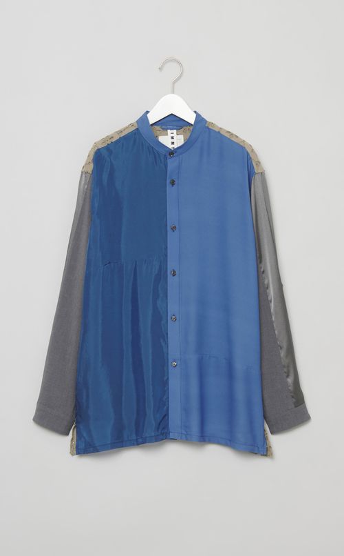 【reADdress】リメイクスタンドカラーシャツ