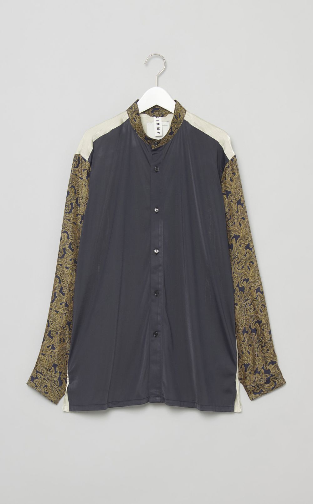 【reADdress】リメイクスタンドカラーシャツ